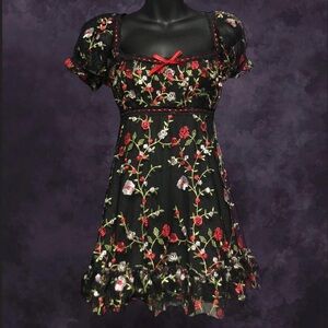 Dolls Kill Romantic Words Dress